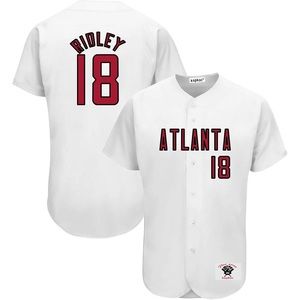 Atlanta Ridley White Baseball Jersey